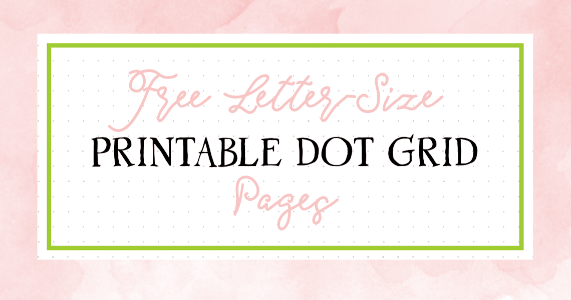 Free Printable Letter-Size Dot Grid