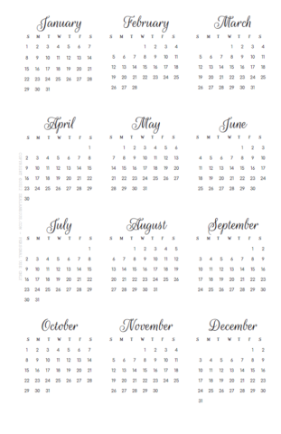 Free Printable A5 Planner Inserts 2023 Future-Planning (Dated) - Zealaneous