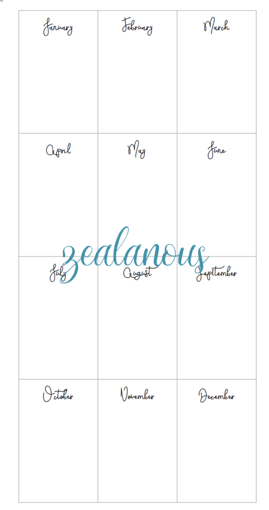 Free Printable Personal Size Planner Inserts 2020 - Zealaneous