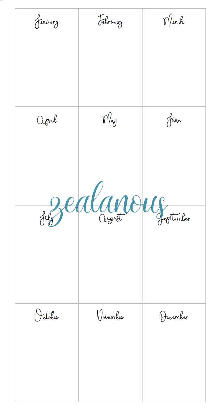 Free Printable Personal Size Planner Inserts 2020 - Zealaneous