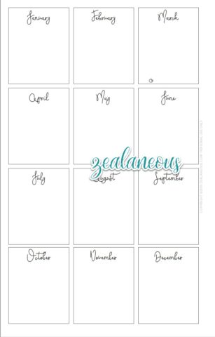 Free Printable Planner Inserts 2020 Future-Planning (Dated) - Zealaneous